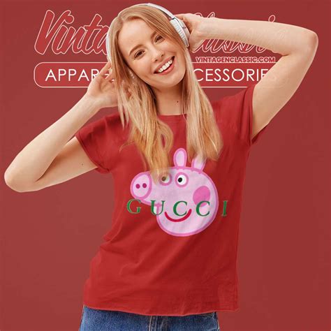 gucci peppa pig fake|peppa pig gucci shirt real.